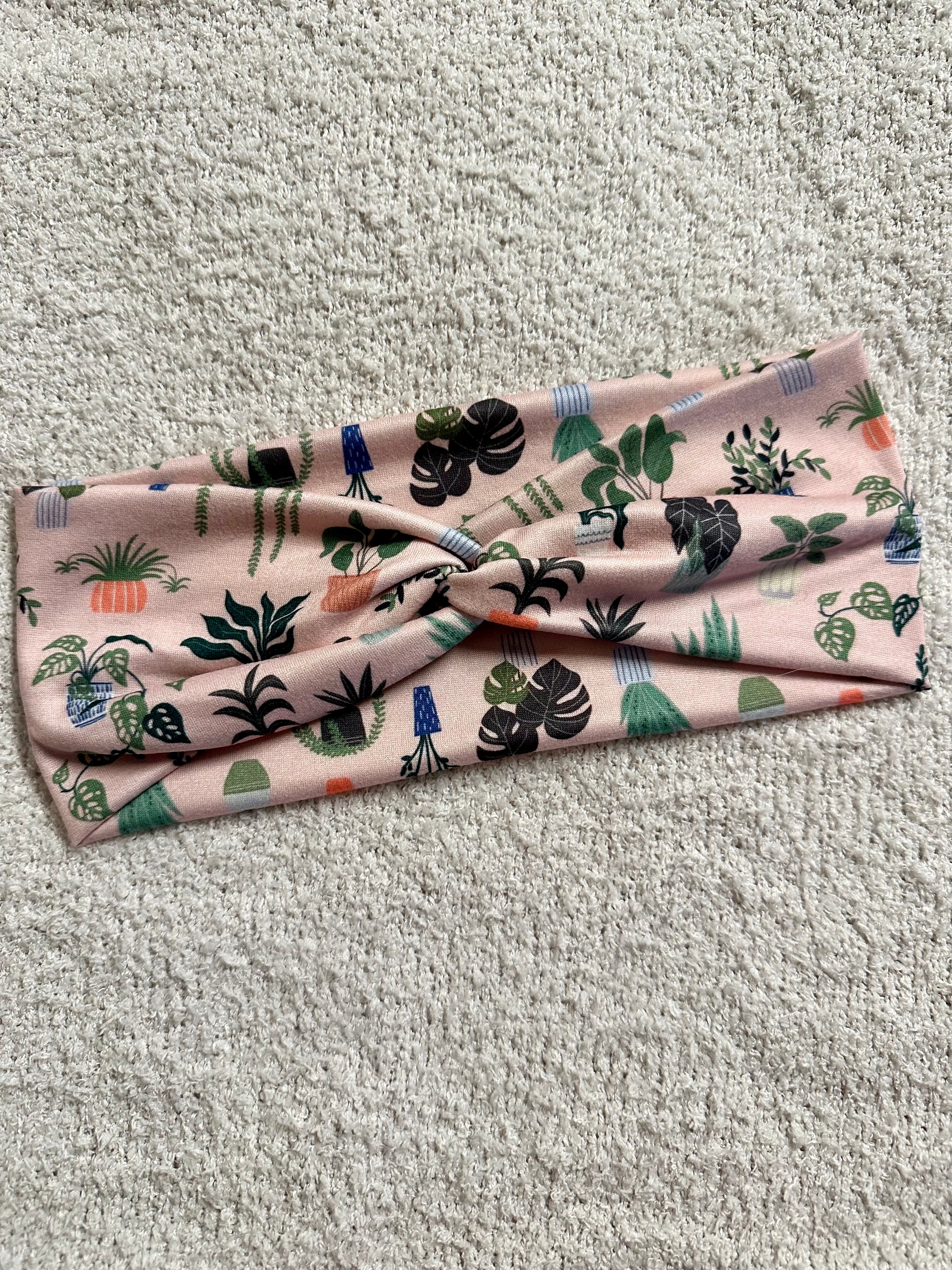 Plant Lady Headband (Light Pink)
